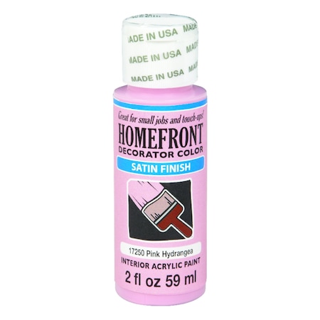 Homefront Homefront Satin Pink Hydrangea Hobby Paint 2 oz 17250
